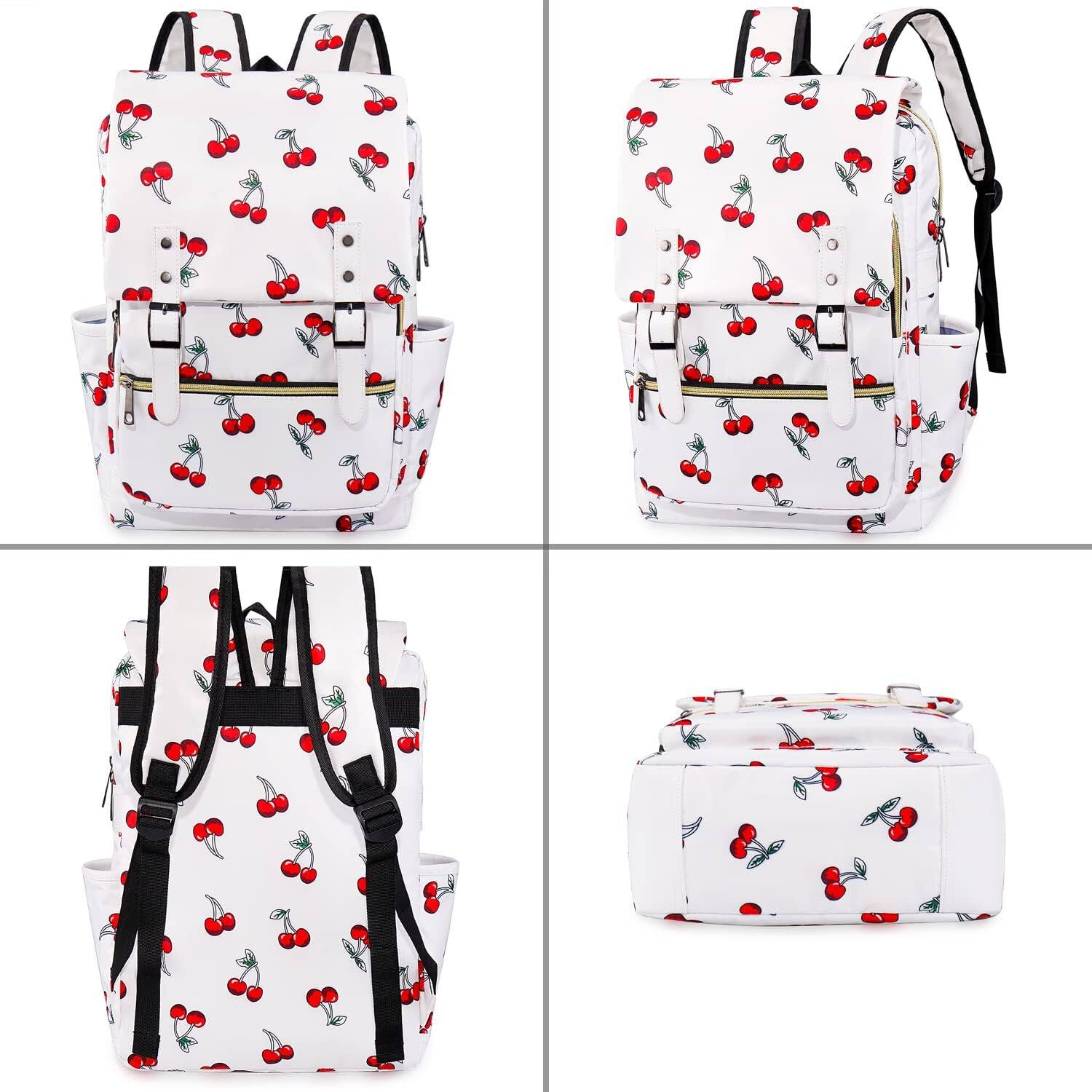 Alt View 3. Live At Space - Cherry Laptop Backpack Girls Women,College School Bookbags - Cactus.