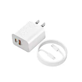 Qixxronics - 35W Fast Type-C Charger and 3ft USBC Cable for Google Pixel 5 / 6/ 6a, Pixel 7 / 7a, Pixel 8 / 8a / 8 Pro / 9 / 10 / 10a - White