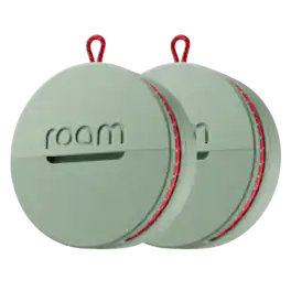 Roam - 3-in-1 Tracker - Bluetooth Item Locator, Keys/Luggage/Pet Gear, iOS or Android Find My, Waterproof, 2-Pack - Green