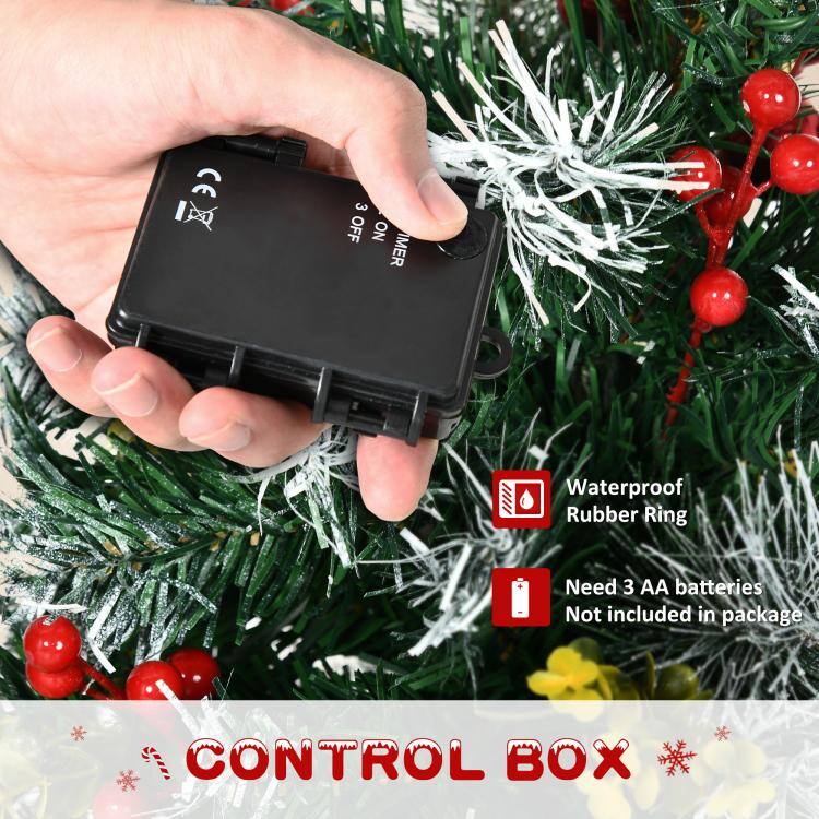 CE IX  
3 OFF ON TIMER  
Waterproof Rubber Ring  
Need 3 AA batteries Not included in package  
CONTROL BOX