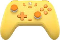 GameSir - Nova Lite Wireless Controller for Windows PC, iOS, Android, Switch/Steam Deck, w/ Hall Effect, Turbo, Rumble Vibration - Yellow - Front_Zoom