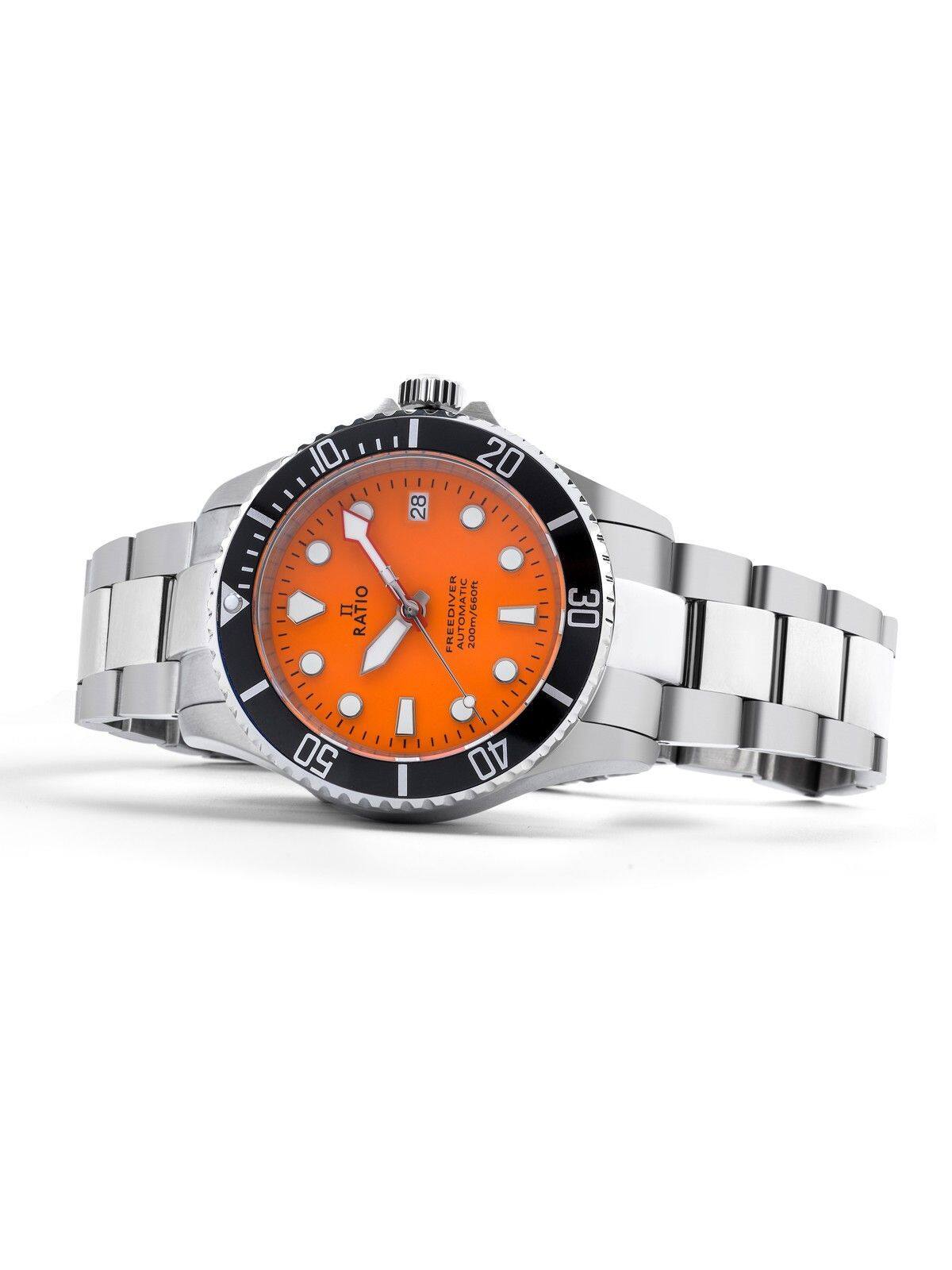10, 20, 28, 30, 40, 50, RATIO, PRE-DIVER, AUTOMATIC, 200m/660ft