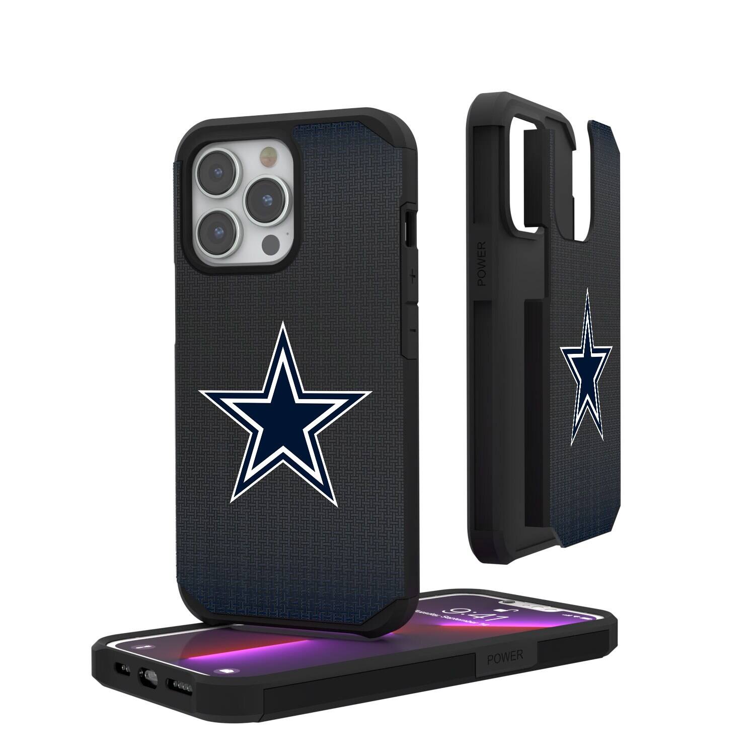 Keyscaper - NFL - Dallas Cowboys Linen Logo iPhone Rugged Case - 15 Pro Max - Black price history on PriceWatchPro