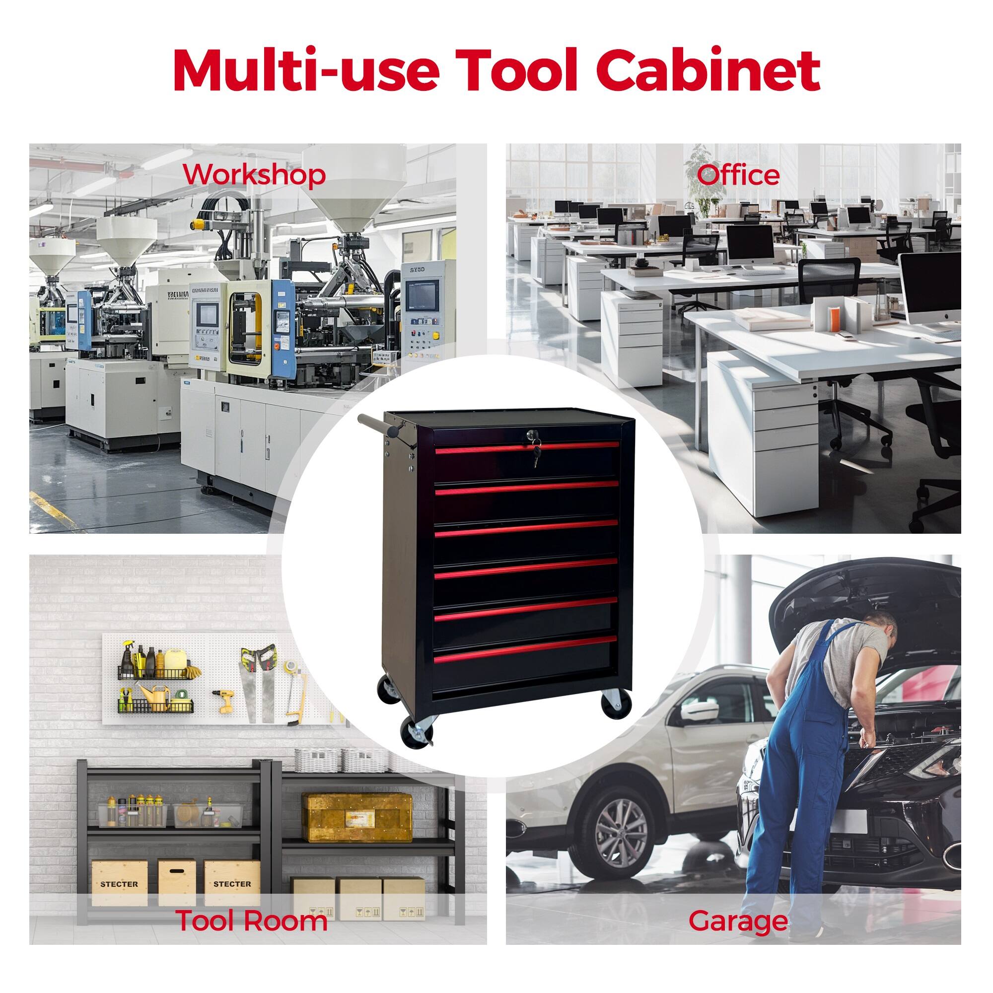 Multi-use Tool Cabinet Workshop Office Tool Room Garage