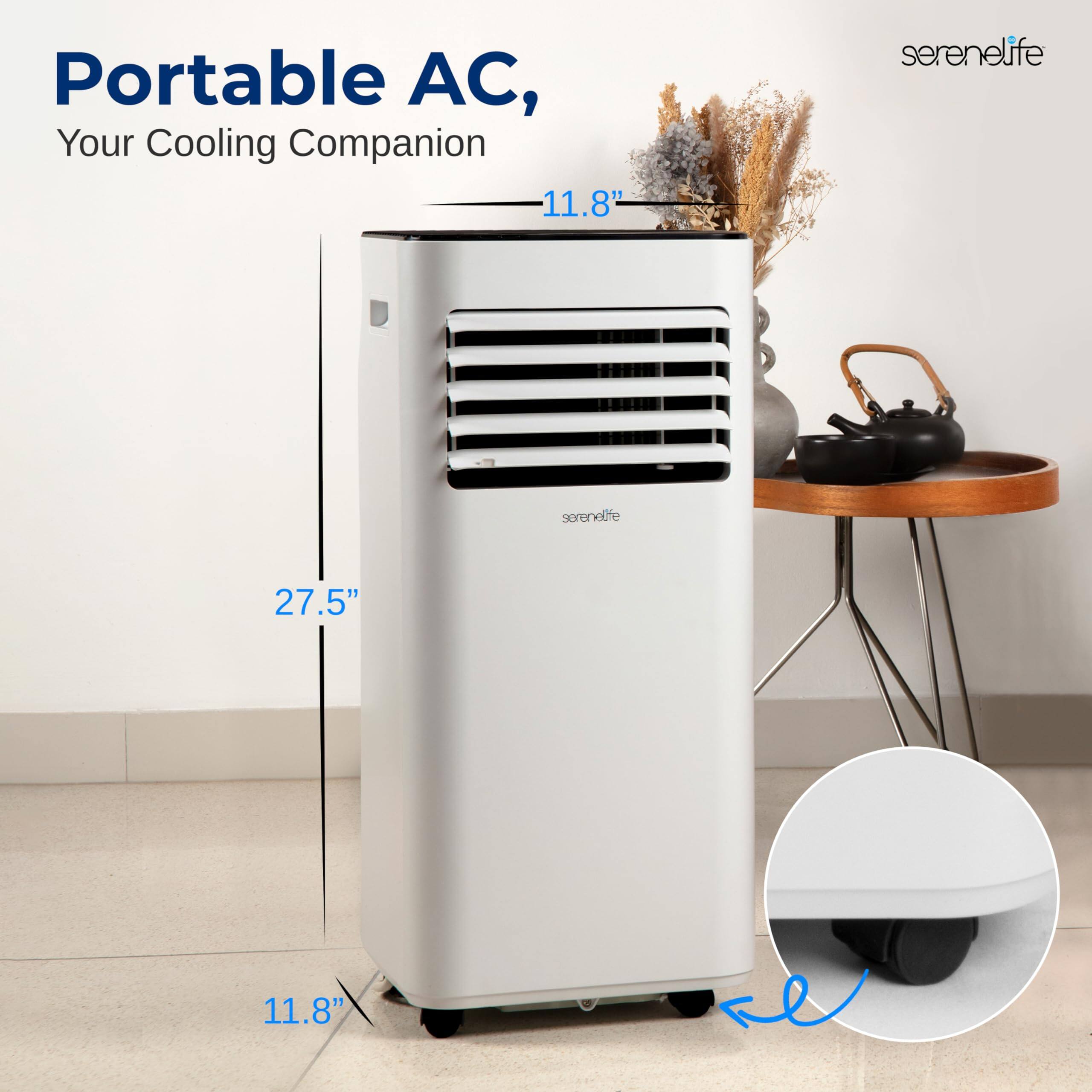 Portable AC, Your Cooling Companion  
11.8" x 27.5" x 11.8"  
serenelife