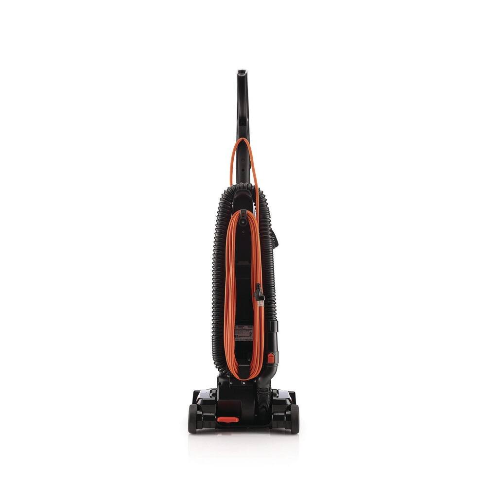 Left. Hoover - CH53010 Task Vac 120V 12 Amp Bagless Lightweight Upright Vacuum - Black - Black.