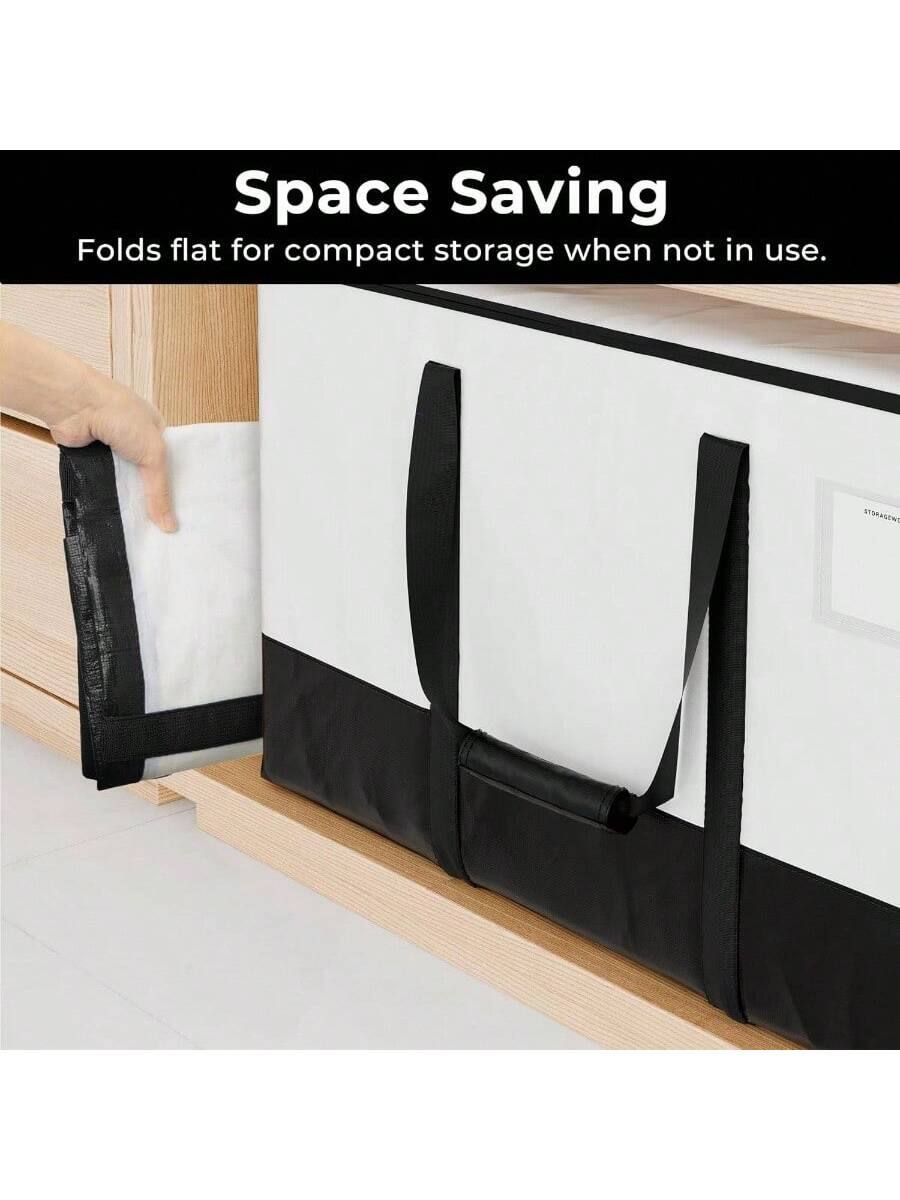 Space Saving  
Folds flat for compact storage when not in use.