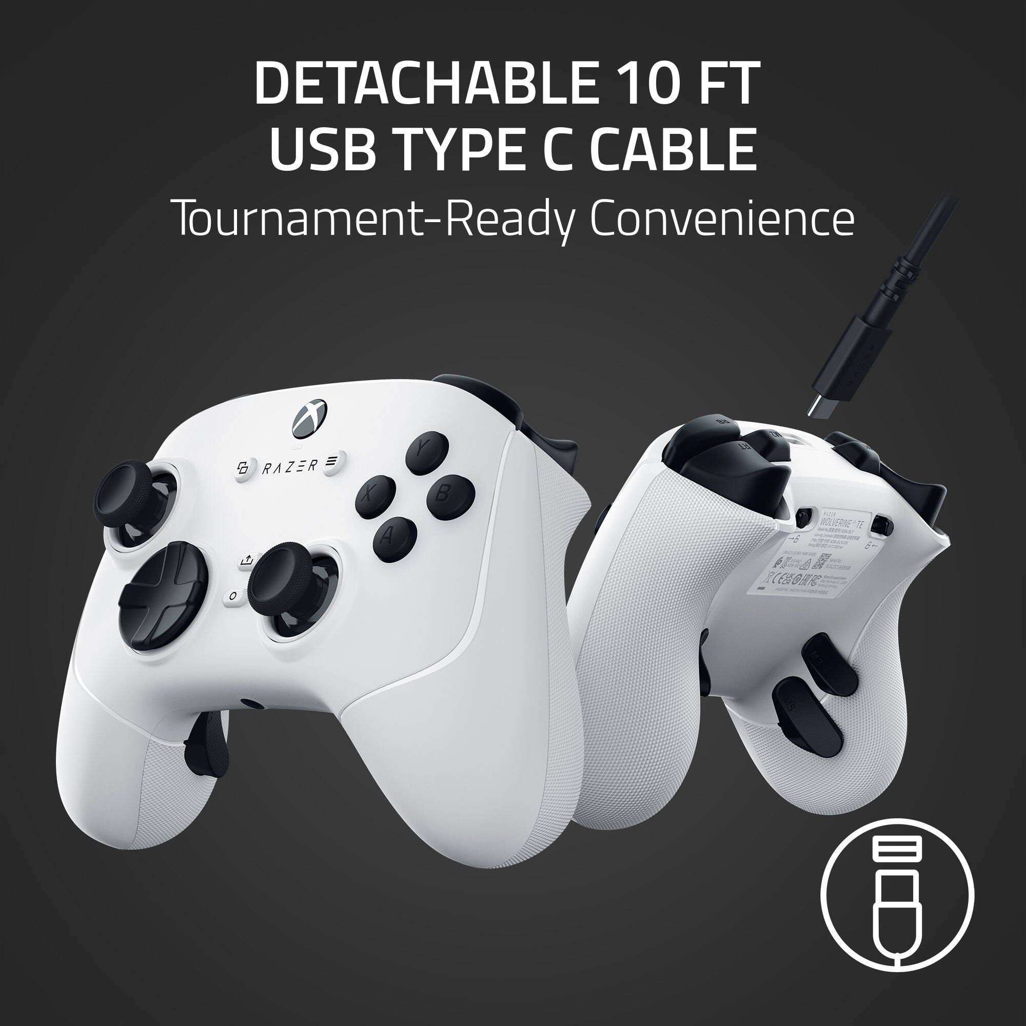 DETACHABLE 10 FT USB TYPE C CABLE Tournament-Ready Convenience