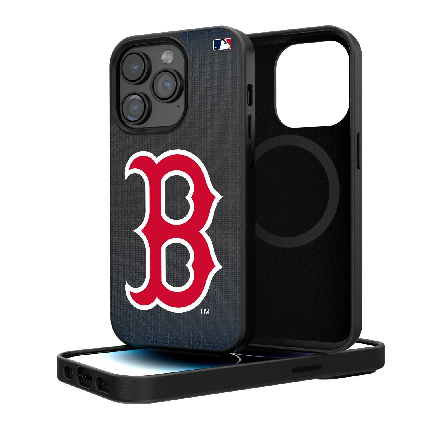 Keyscaper - MLB - Boston Red Sox - Linen Logo iPhone Magnetic Bump Case - 15 Pro - Black price history on PriceWatchPro