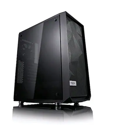Front. Fractal Design - Meshify C - Black.