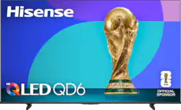 Hisense - 75" Class QD6 Series Hi-QLED 4K UHD HDR Smart Fire TV (2025)