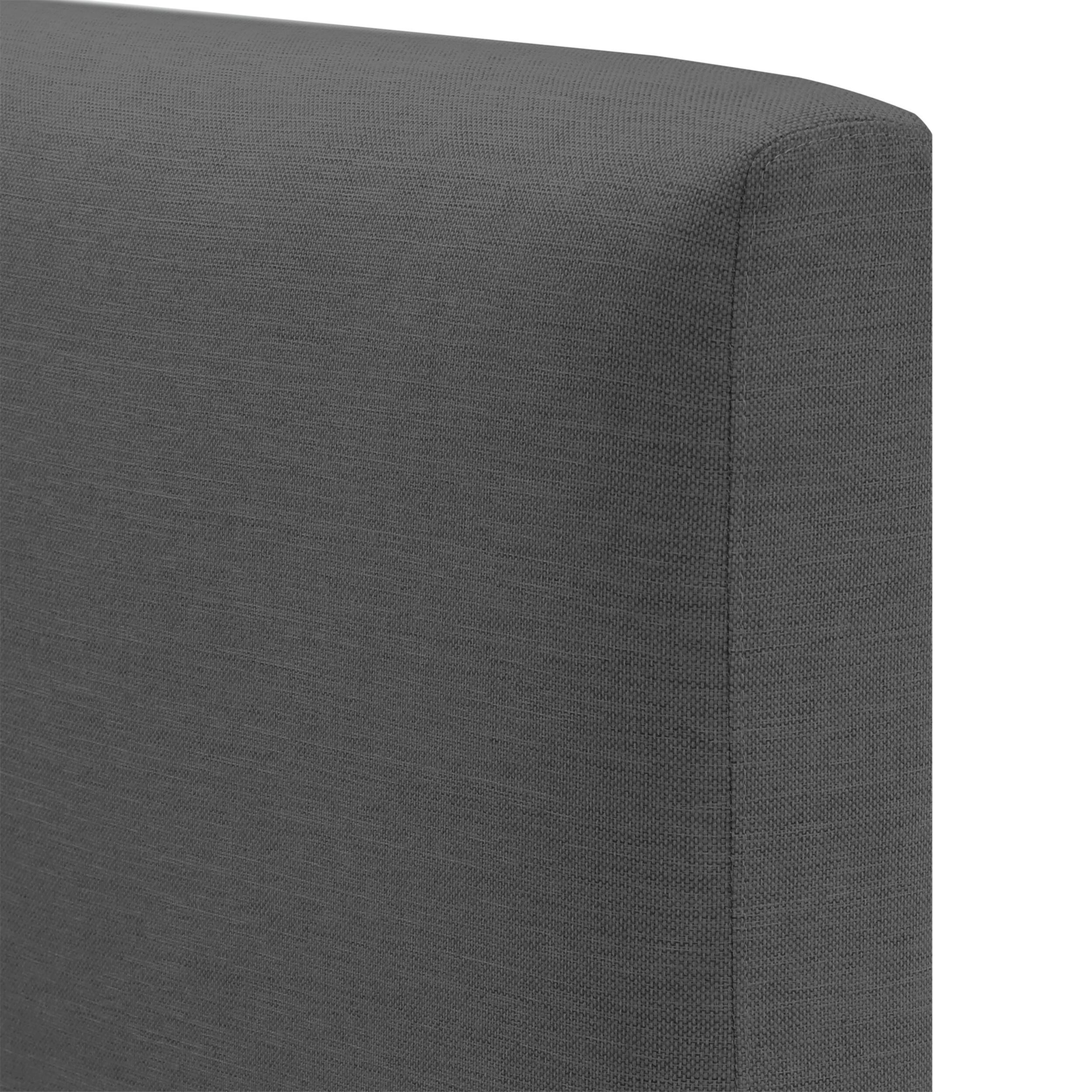Alt View 20. Finch - Maxwell Storage Bed with Adjustable Height Headboard Queen - Dark Gray.
