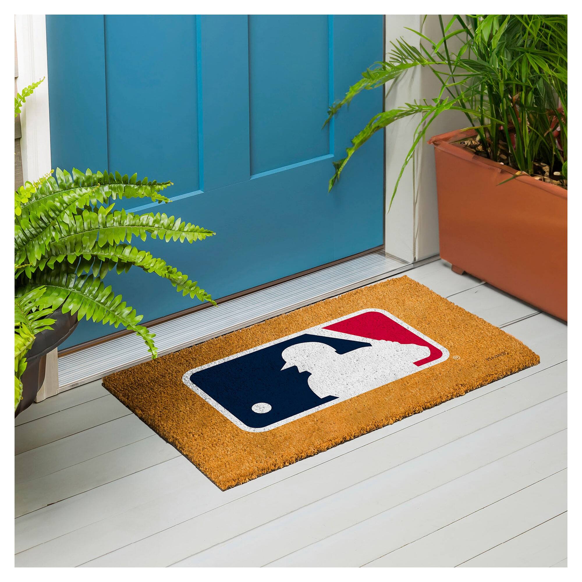 Alt View 2. Evergreen Enterprises - MLB 28" x 16" Team Logo Outdoor Coir Mat - Multicolor.