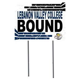 Jardine - Lebanon Valley College Dutchmen 18" x 24" Bound Yard Sign - White