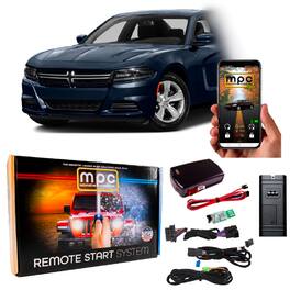 MPC - Smartphone or OEM Activated Remote Starter For 2011-2017 Dodge Charger - Black