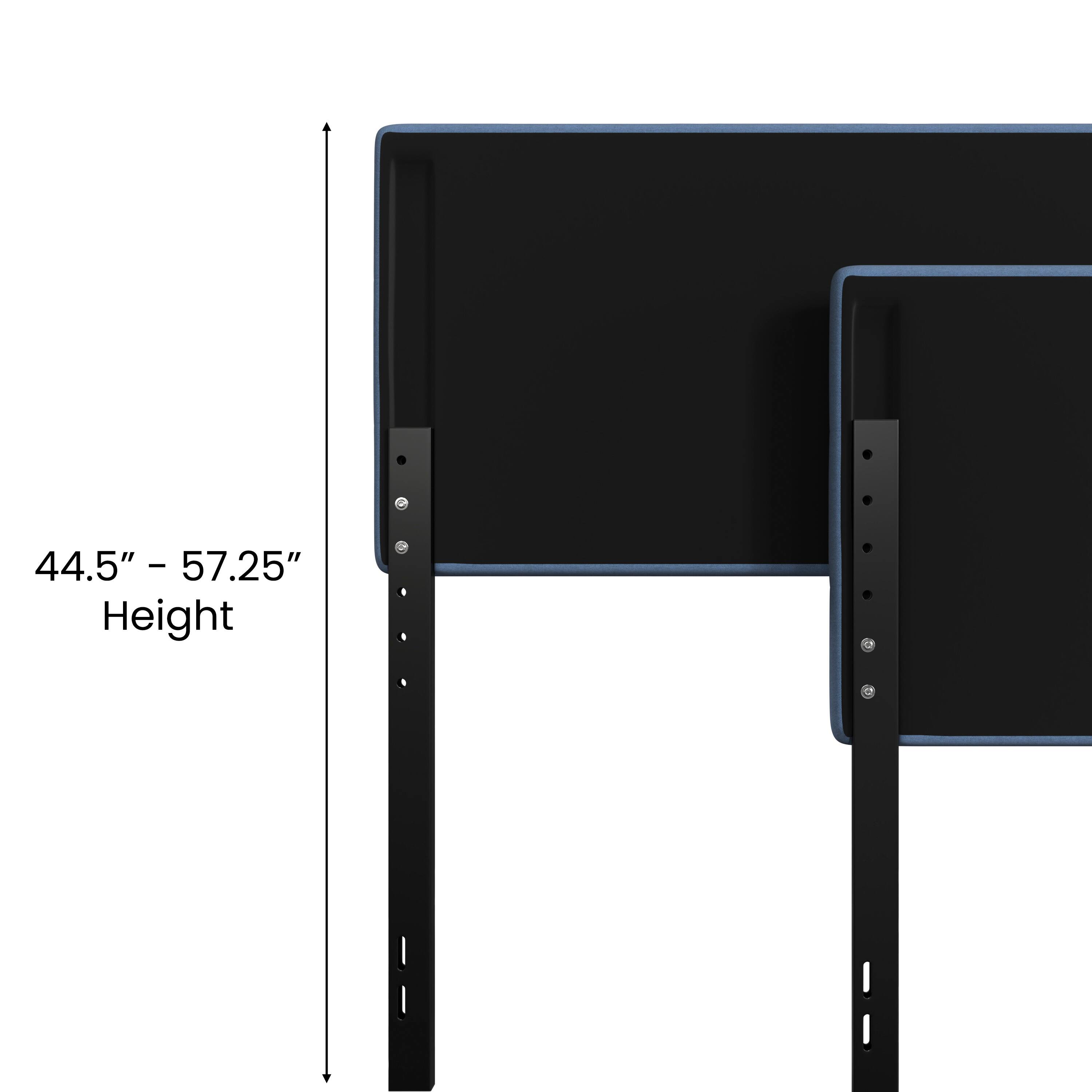 44.5" - 57.25" Height