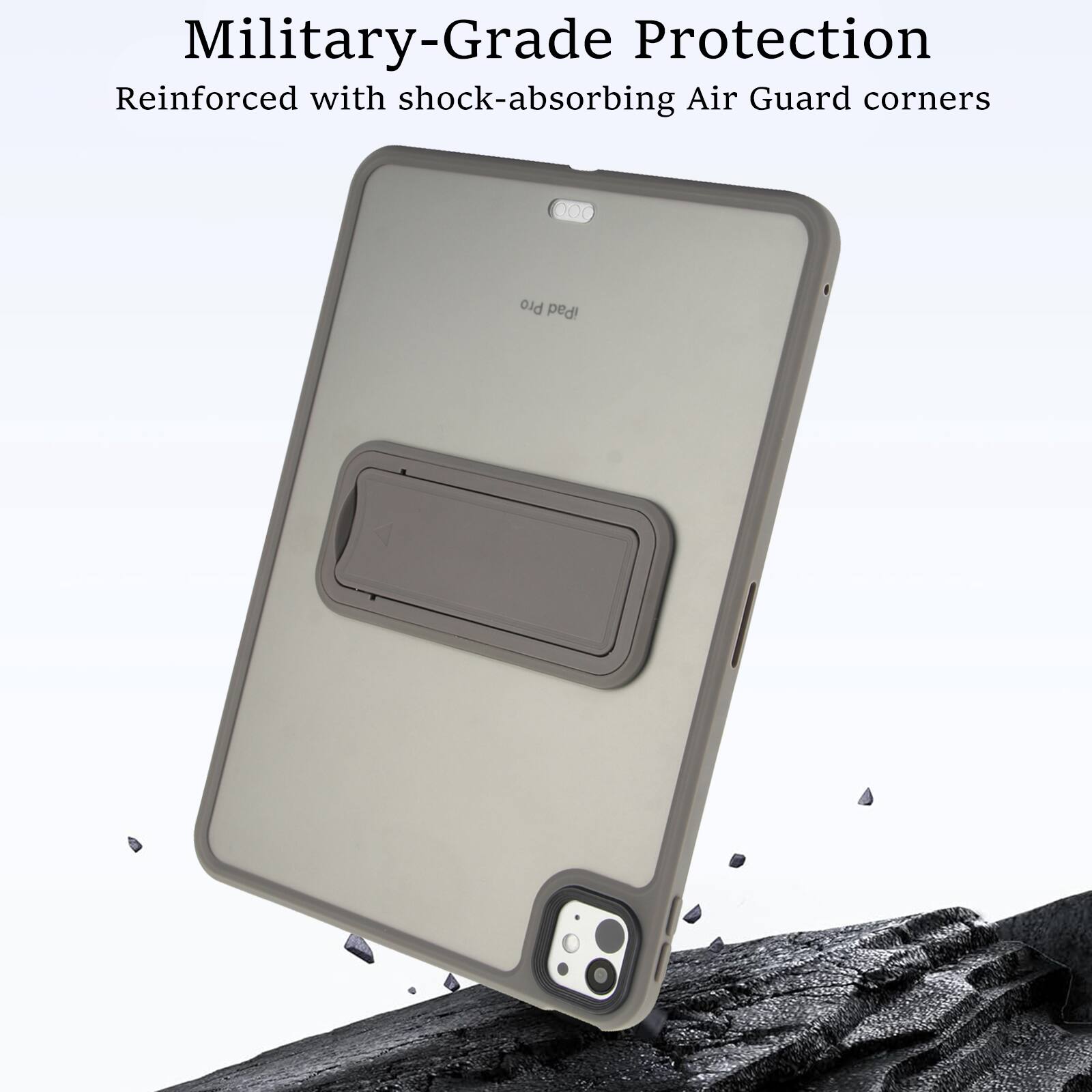 Military-Grade Protection  
Reinforced with shock-absorbing Air Guard corners