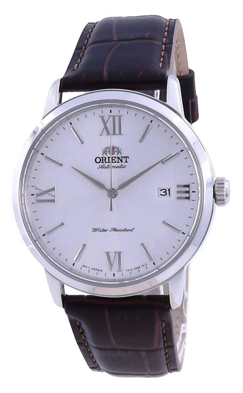 Orient - Contemporary Dial Leather Automatic RA-AC0F12S10B 50M Mens Watch - White