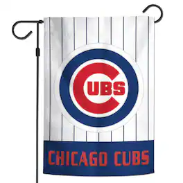WinCraft - Chicago Cubs 12" x 18" Applique Garden Flag - Multicolor