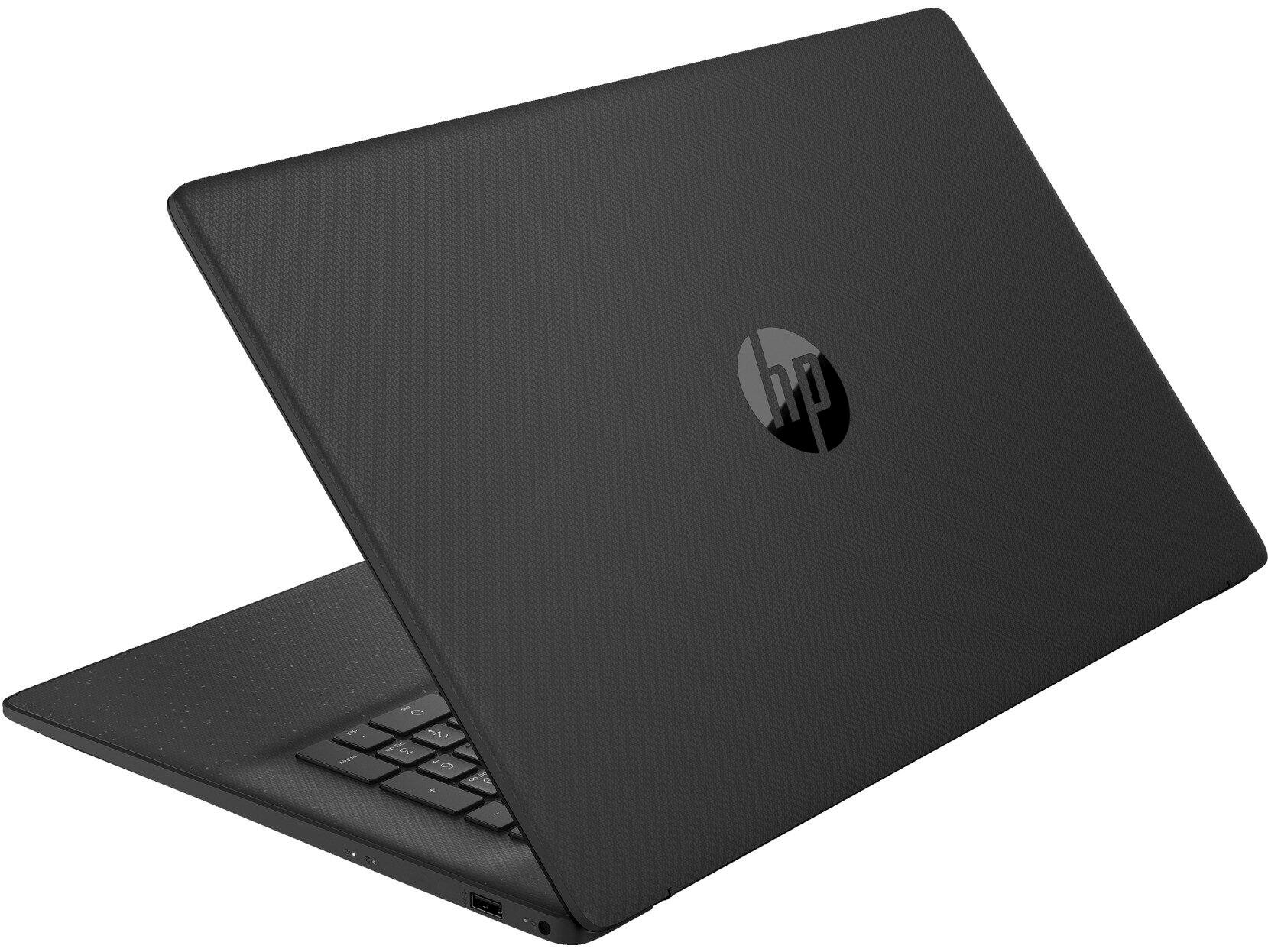 Alt View 2. HP - 17t -cn200 Laptop 17.3 HD+ Display (i7-1255U, 16GB, 512GB SSD, Intel Iris Xe, WiFi 6, Win 11 Home) - Jet Black.