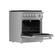 Alt View 2. Forno Appliances - Giovanni 4.32 Cu. Ft. Freestanding Gas Convection Range with Reversible Griddle - Silver.