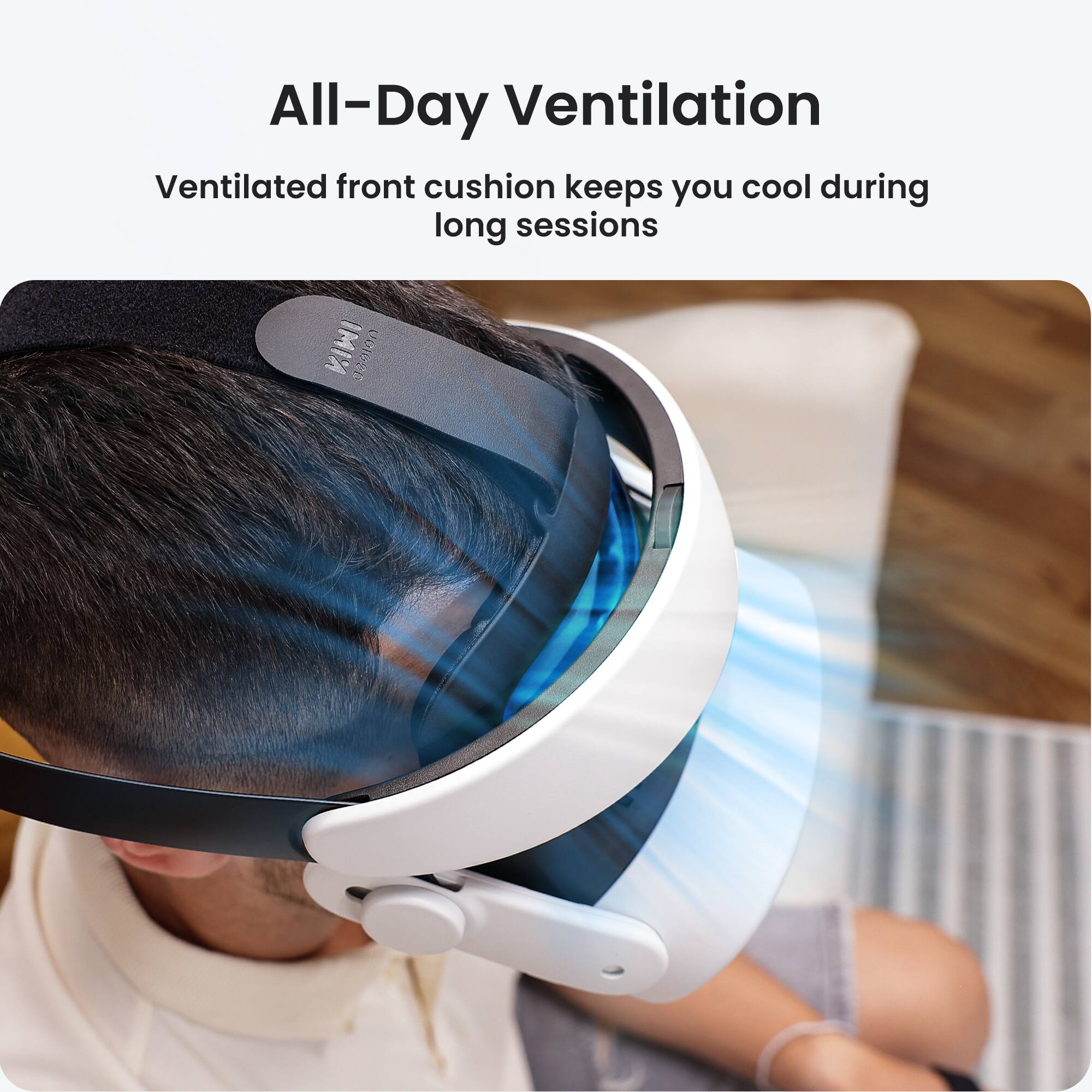 All-Day Ventilation: Ventilated front cushion keeps you cool during long sessions.