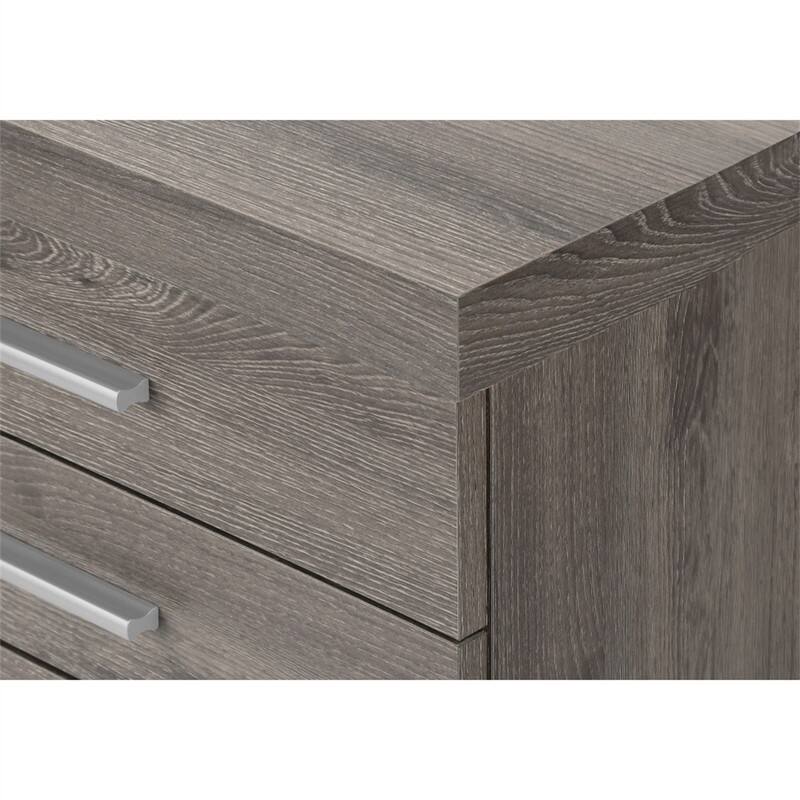 Alt View 2. HTUTWOO - File Cabinet - Rolling Mobile Storage Drawers, Printer Stand,  Contemporary Modern Office Work Organizer - Taupe.