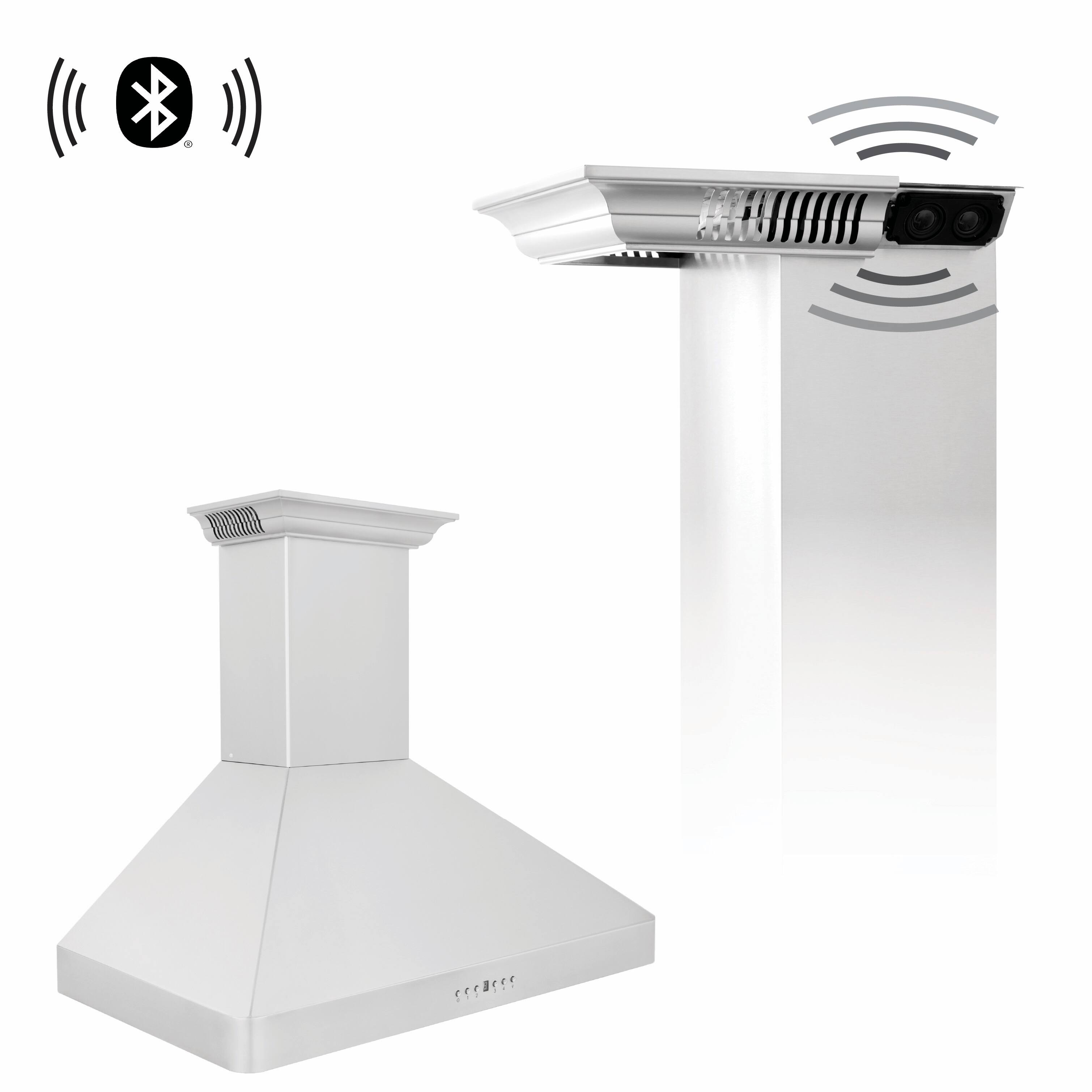 ZLINE - 30 inches - Externally Vented - Wall Range Hood - Stainless Steel