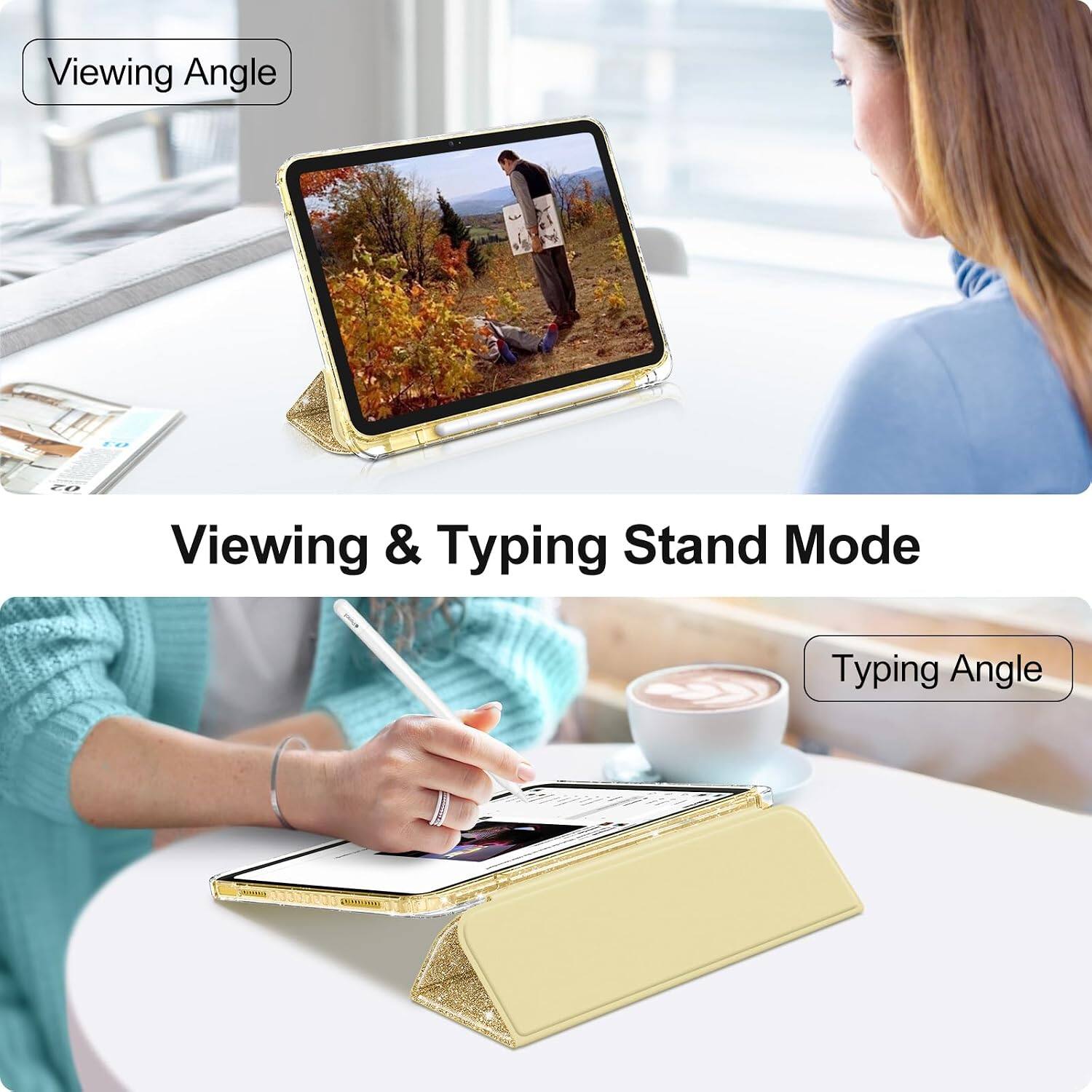 Viewing Angle

Viewing & Typing Stand Mode

Typing Angle