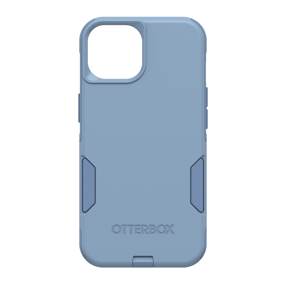 Alt View 1. OtterBox - Commuter Case for Apple iPhone 15 / iPhone 14 / iPhone 13 / iPhone 16e - Light Blue.