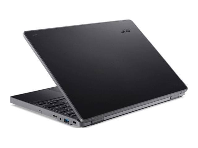 Back. Acer - TravelMate B3 11 Laptop TMB311-33 11.6" HD Intel N100 UHD Graphics 4GB RAM 128GB SSD Black.