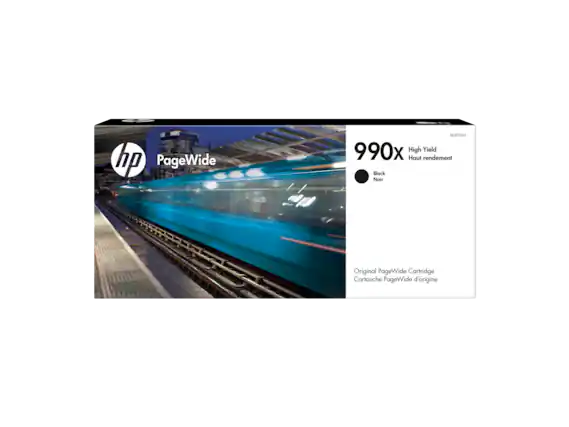 hp PageWide
990x High Yield
Haut rendement
Black Noir
Original PageWide Cartridge
Cartouche PageWide d'origine