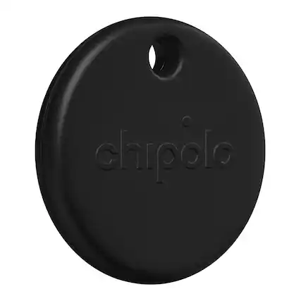 Front. Chipolo - POP Device Tracking Tag 1 Pack - Black.