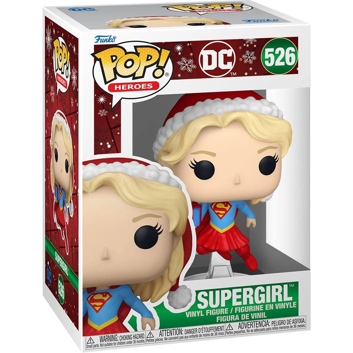 09 TOPp OA Li Funko N POP! DC 526 TM EERGE HEROES S ERE O5 S SUPERGIRL FIGURINE EN VINYLE FIGURE / VINYL DE VINIL FIGURA DE EASFIXIA ADVERTENCIA: PELIGRO DE ASFIXIA DANGER: CHOKING HAZARD ATTENTION: CHOKING HAZARD WARNING: CHOKING HAZARD Petites pieces Ne convient pas pour enfants under 36 months Parts pequenas. Not suitable for children under 36 months.