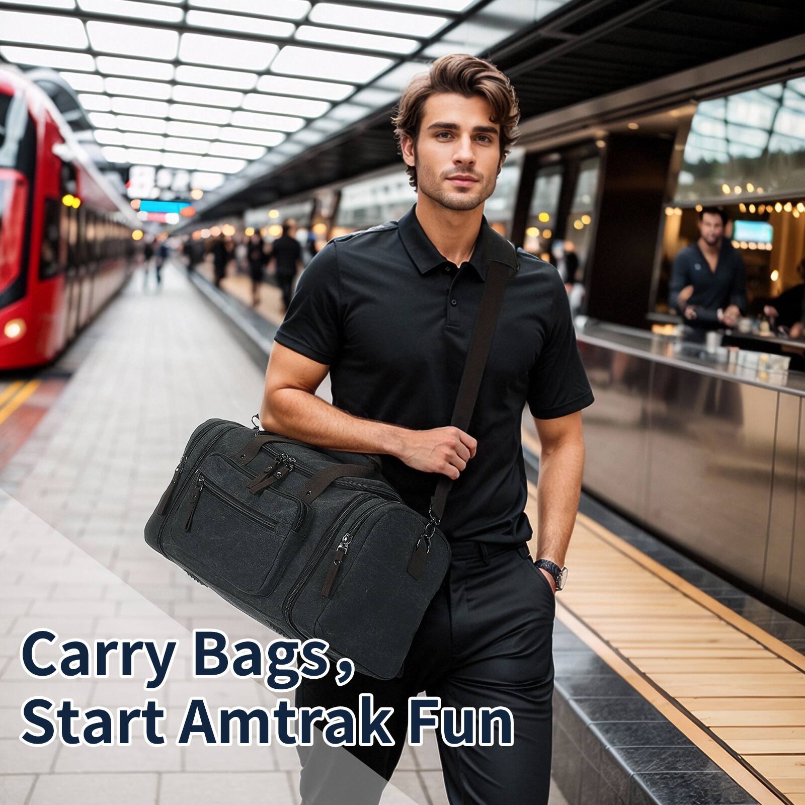 Carry Bags, Start Amtrak Fun