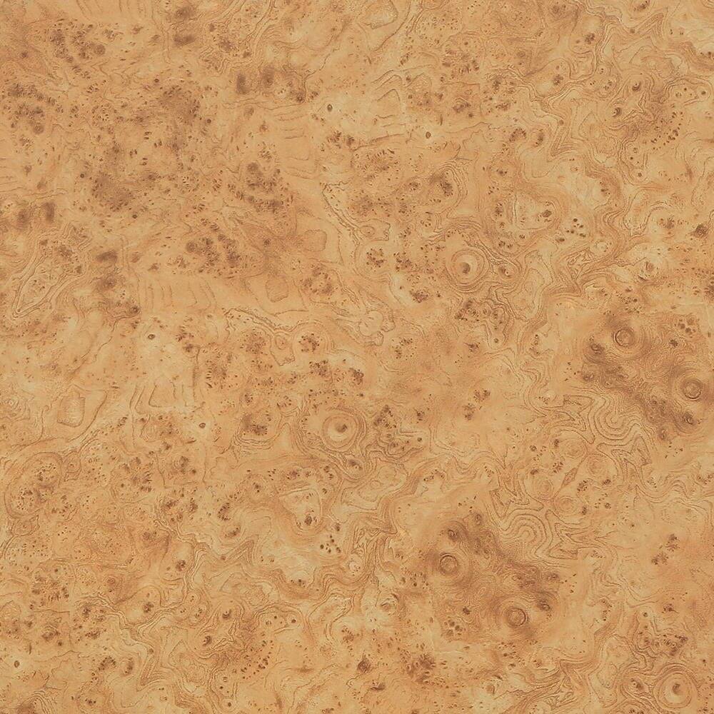 Angle. Kadyn - 31.5-Inch Round Coffee Table with Burl Texture & Sturdy Legs, Modern Center Table for Small Spaces - Brown.