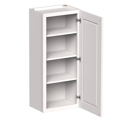 Front. Boyel Living - 18-in W x 42-in H x 12-in D Shaker RTA Kitchen Wall Cabinet with Soft-Close - White Shaker.