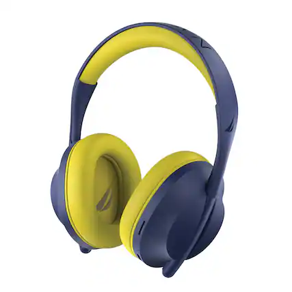Front. Nautica - Nautica H130 Bluetooth Stereo Headphones - NAVY&YELLOW - Navy-Yellow.