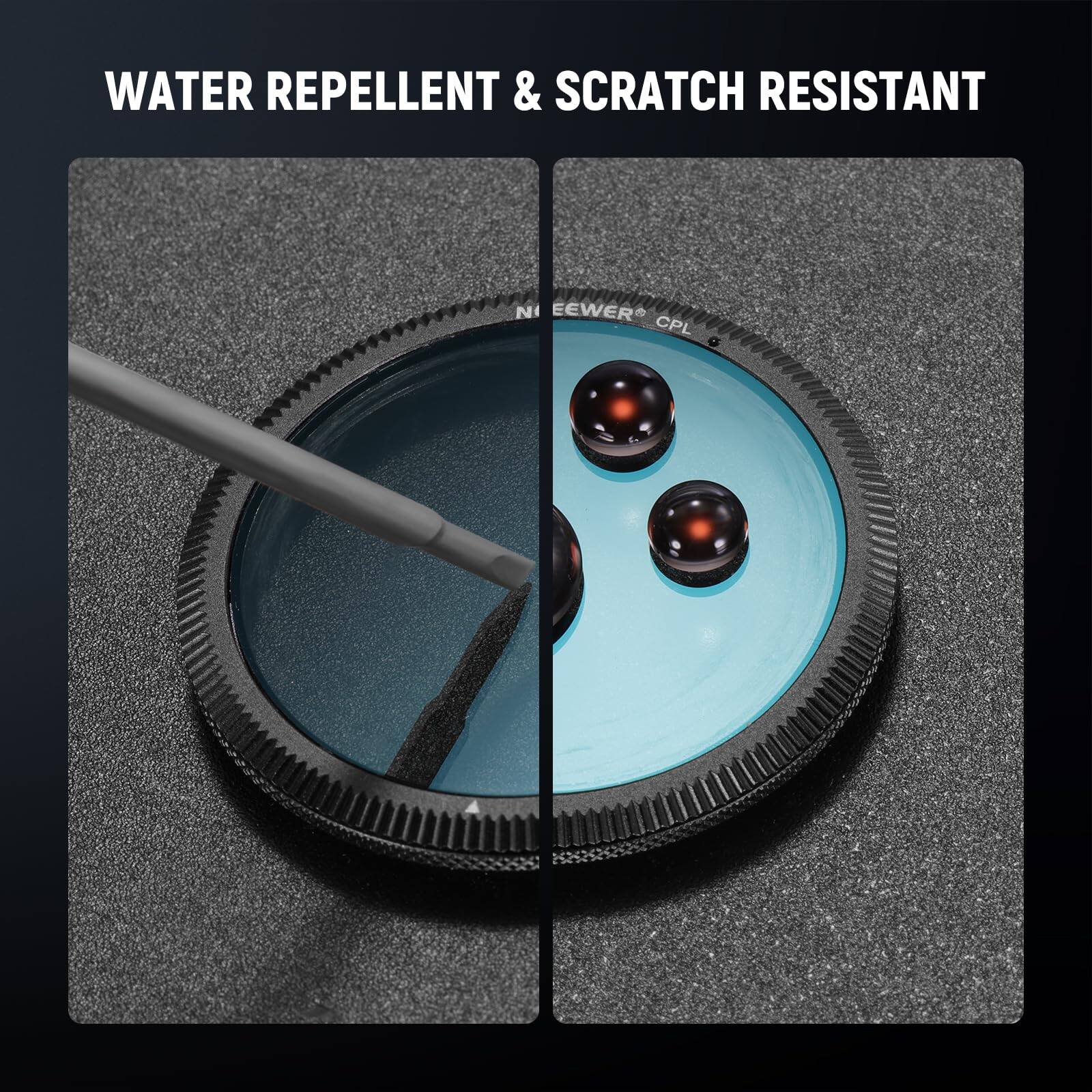 WATER REPELLENT & SCRATCH RESISTANT

NI EEWER CPL