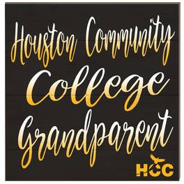 Jardine - Houston Community College 10'' x 10'' Grandparent Plaque - Yellow