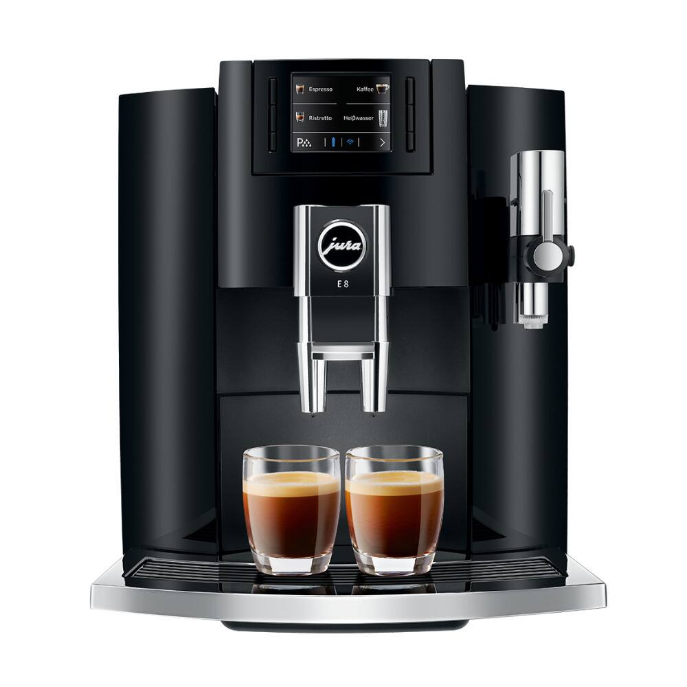 Espresso  
Kaffee  
Ristretto  
Hewasser  
P&J  
jura  
E8