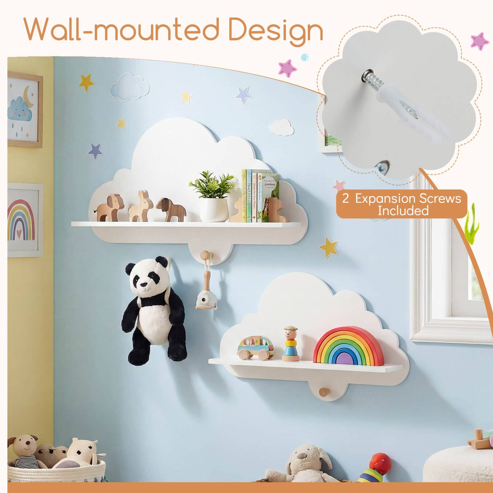 Wall-mounted Design JP PEDCRE  
2 Expansion Screws Included