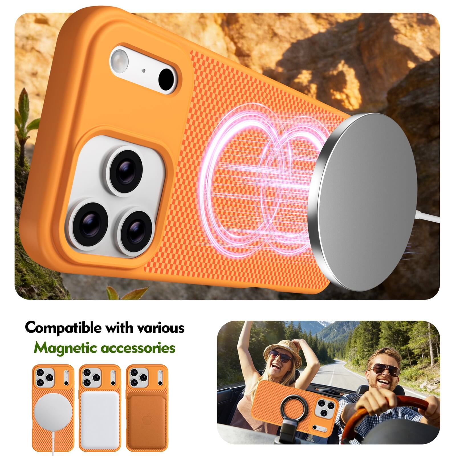 Compatible with various Magnetic accessories