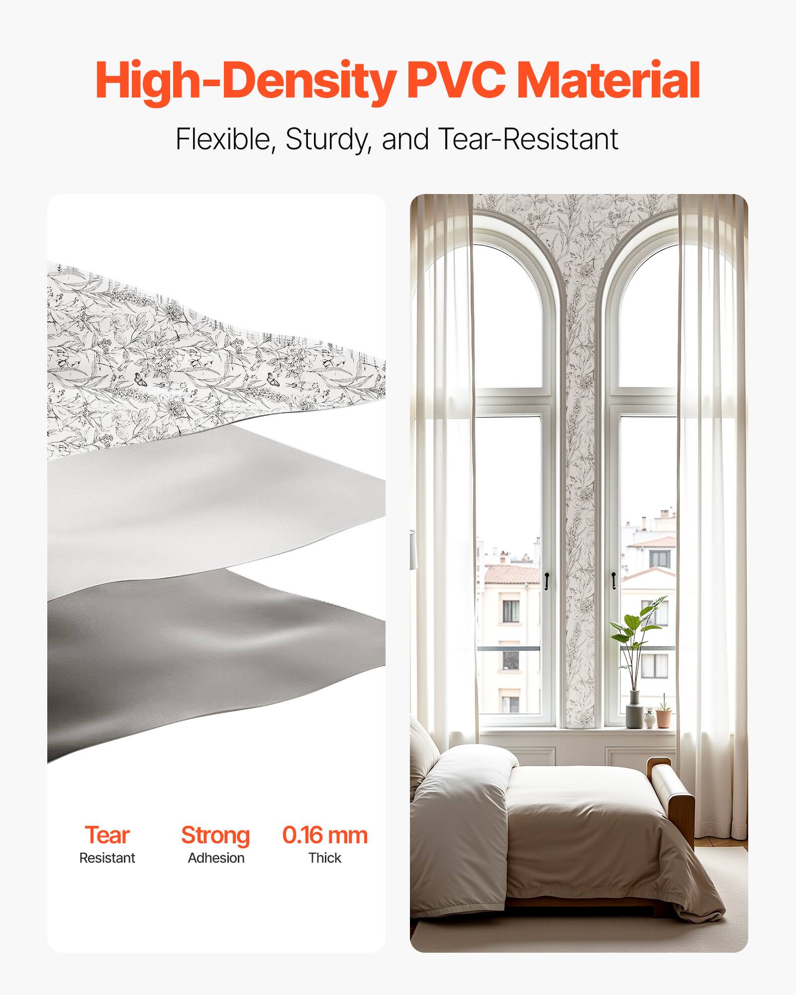 High-Density PVC Material  
Flexible, Sturdy, and Tear-Resistant  

Tear Resistant  
Strong Adhesion  
0.16 mm Thick