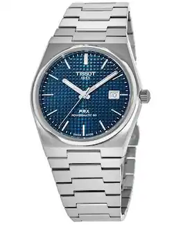 Tissot - PRX T-Classic Powermatic 80 Dial Automatic T137.207.11.041.00 100M Unisex Watch - Blue