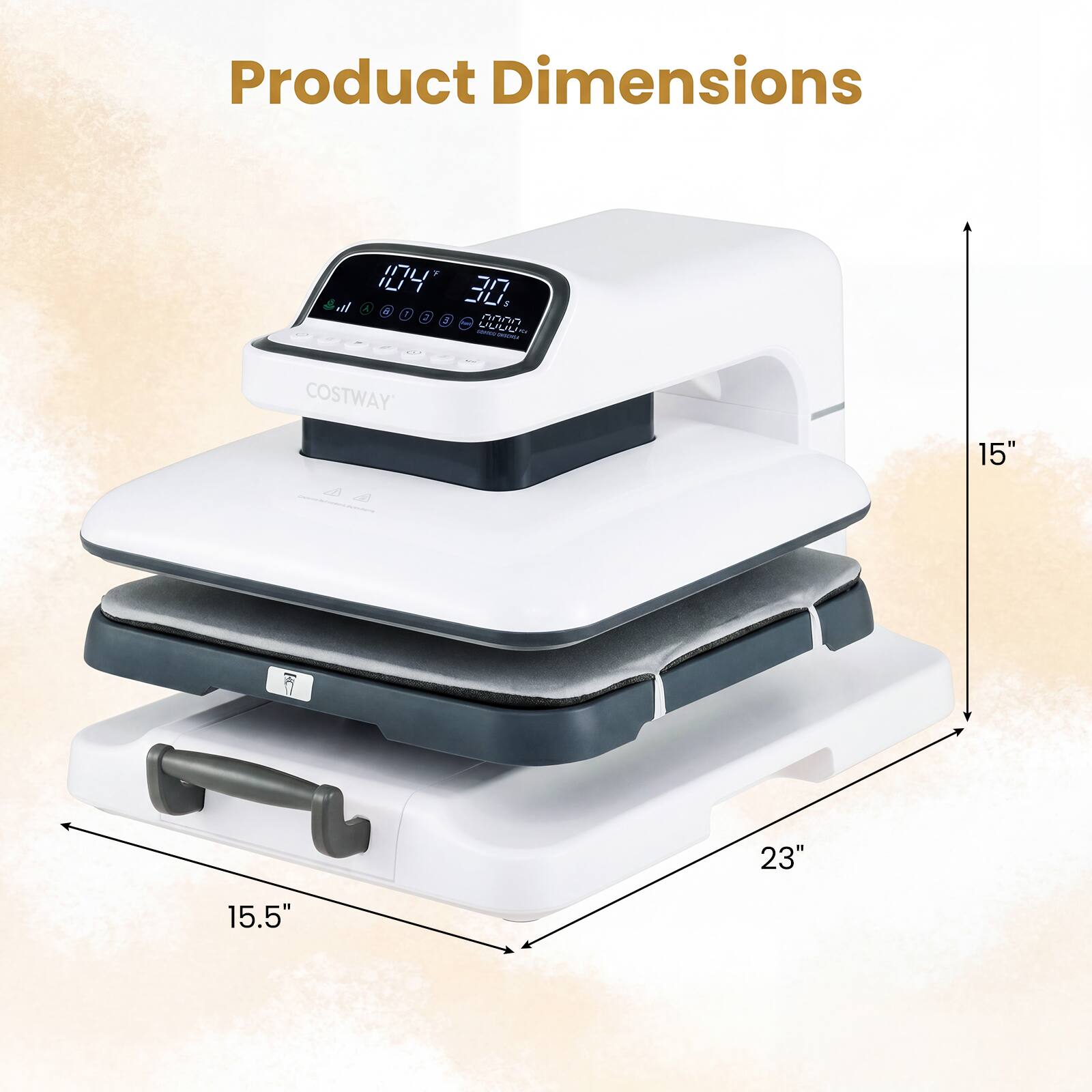 Product Dimensions: 10.4" x 30" x 23" x 15.5"