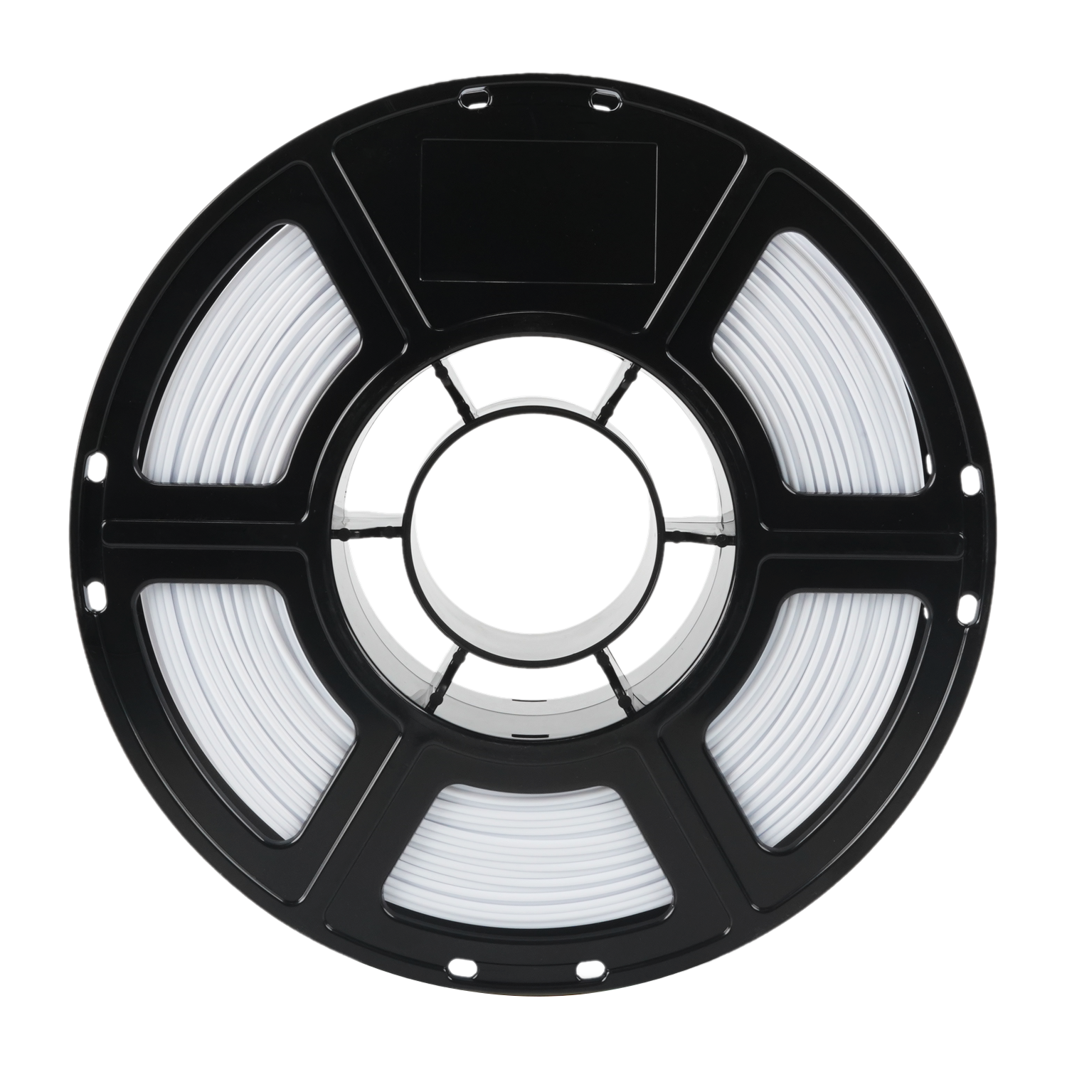 Alt View 7. Flashforge - PLA Silk+ 3D Printer Filament-1.75mm-1kg (2.2 lbs) Spool - Cool White.