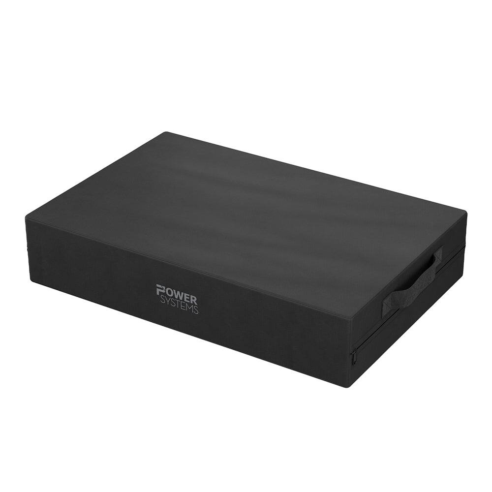 Alt View 3. Power Systems - Drop Pads – Cushioned Crash Pads for Weightlifting Noise & Floor Protection - Black.