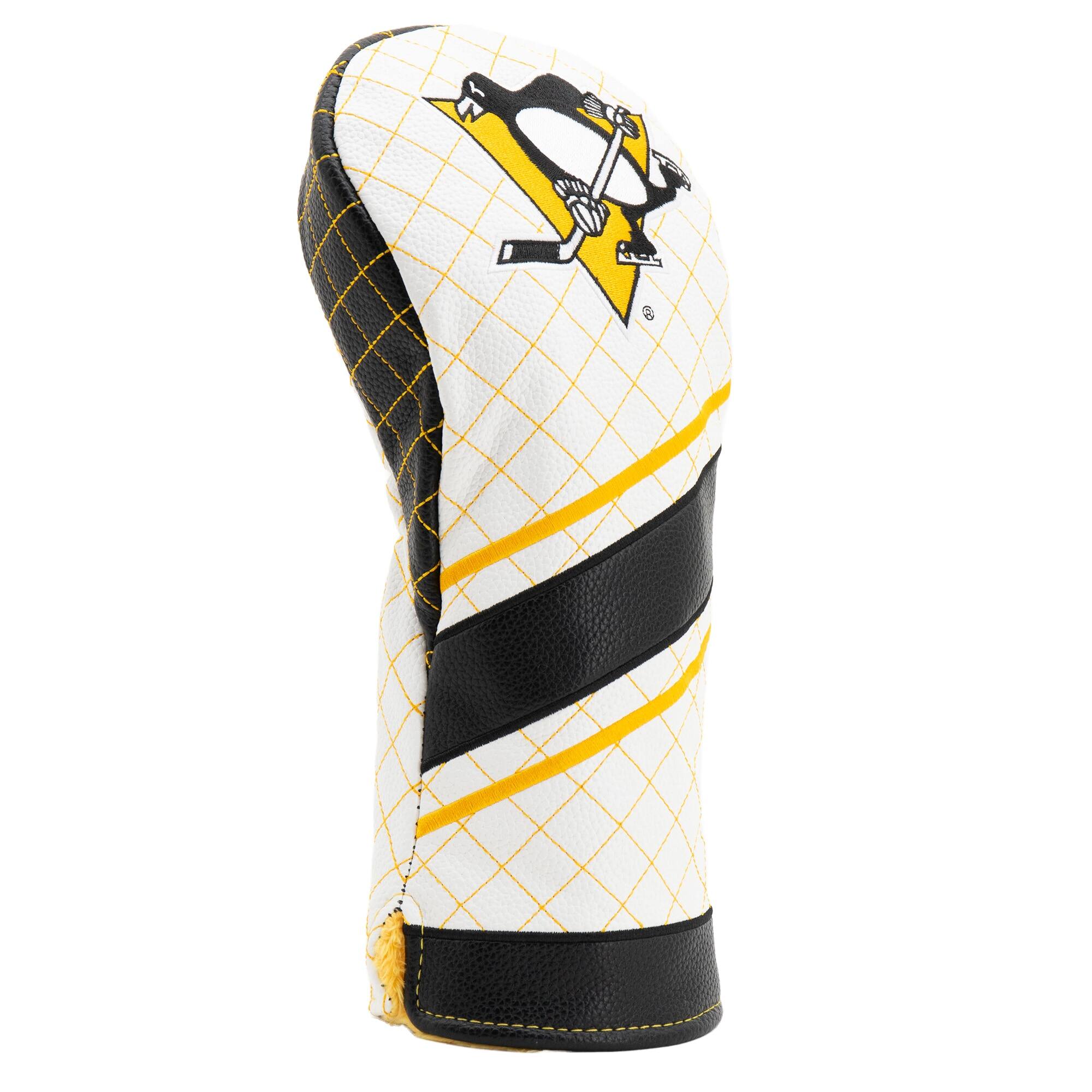 Alt View 2. Team Golf - Pittsburgh Penguins Striped Quilted Driver Headcover - Multicolor.