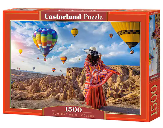 Castorland Puzzle, 1500, ADMIRATION OF COLORS, Castorland, 26.8x18.5m, No C-1521-48-2, X09 Cmc